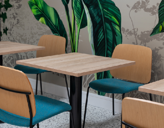 Two-person tables at Azets Ireland
