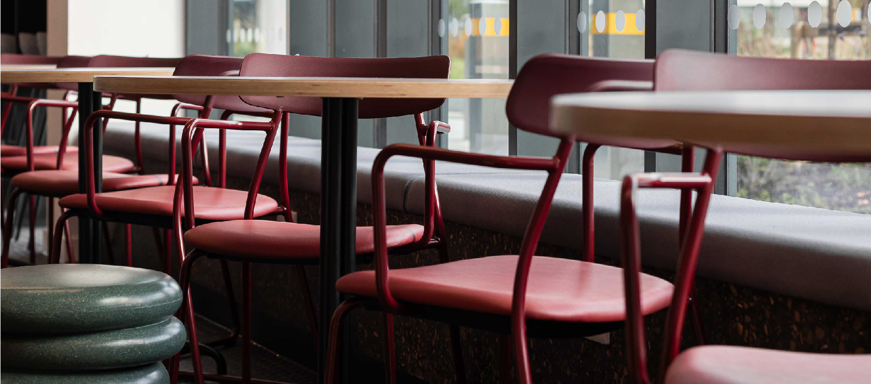 Chairs made from recycled materials