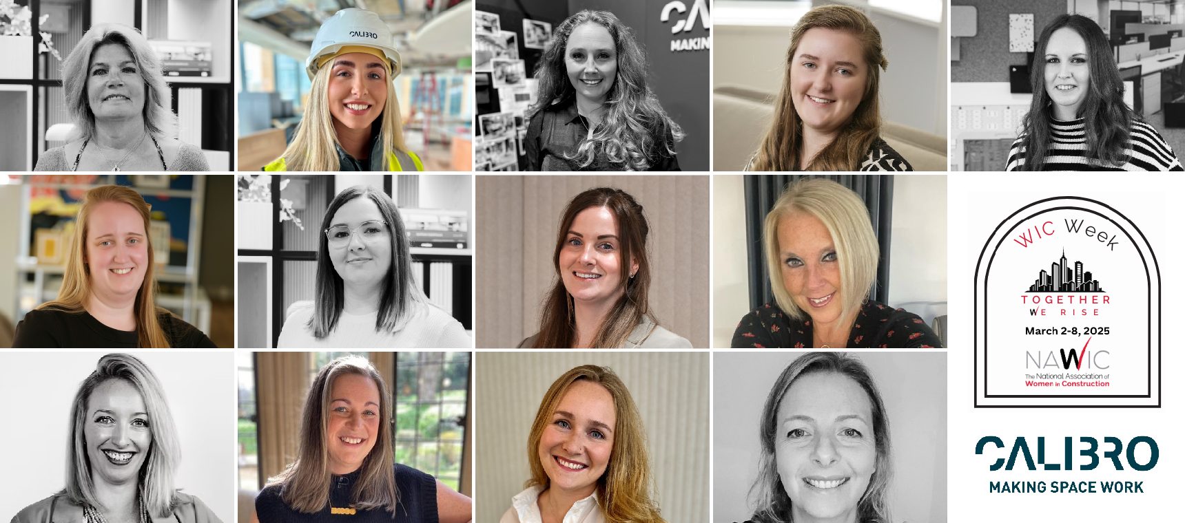 Women in Construction Week - Calibro has over 50% women in their workforce