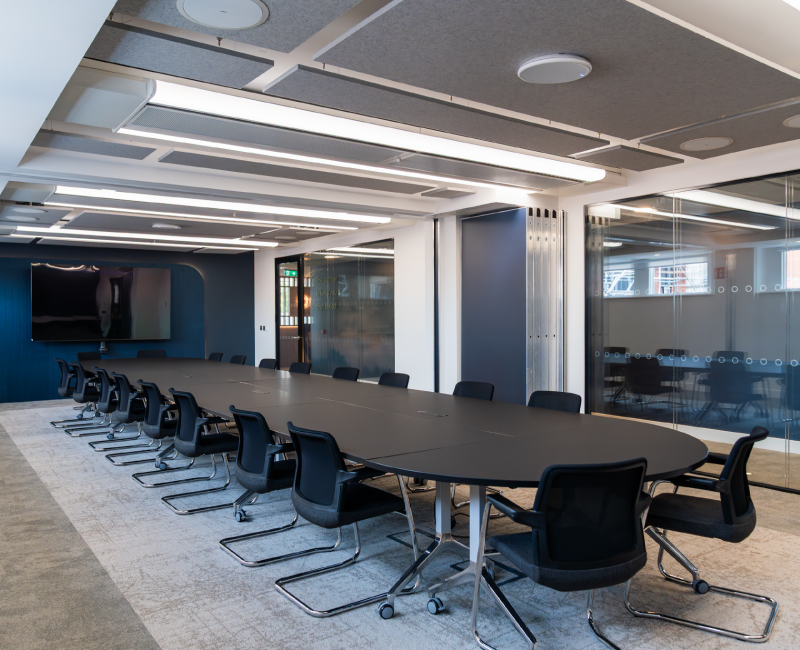 StepStone Group Design and Fitout - muti-functional meeting room