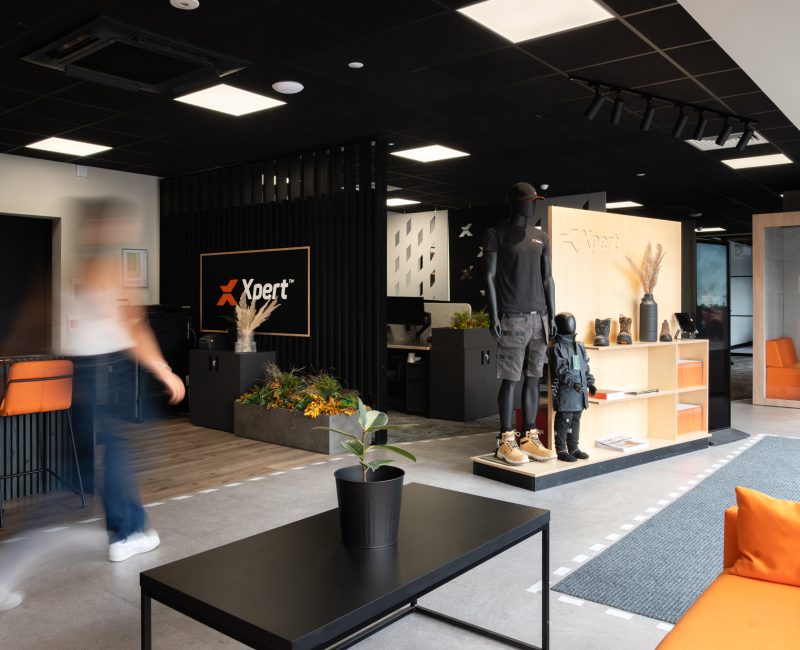 client reception area