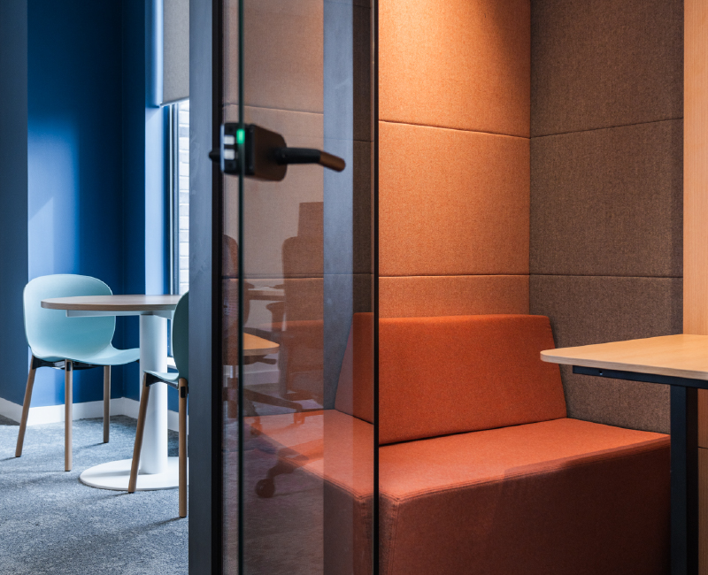 A two-person office pod