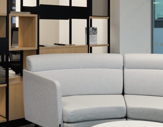 Kanam Grund reception area - Calibro Workspace