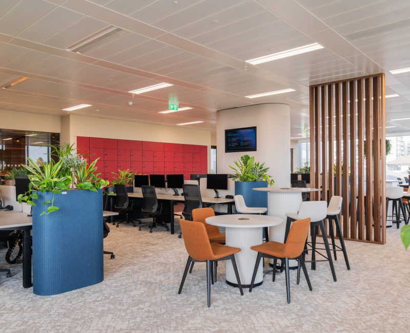 Origina office design and fitout - open plan desk area